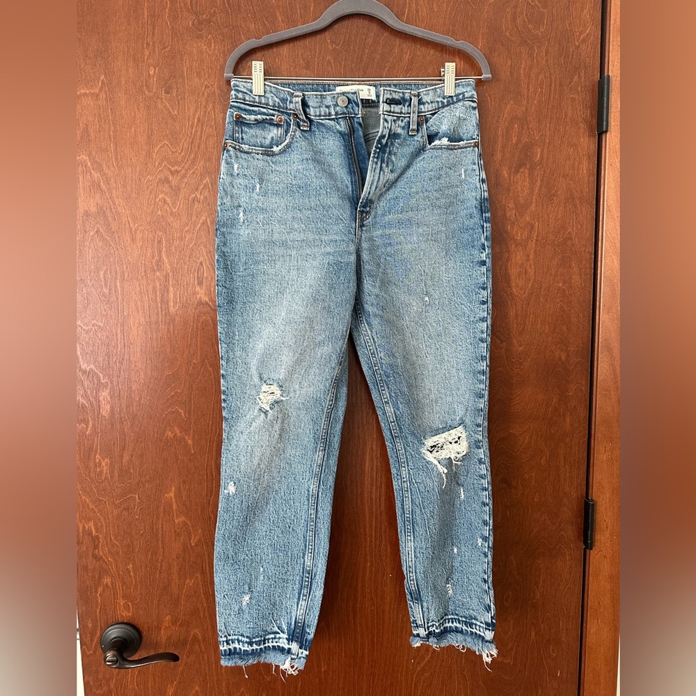 Abercrombie High Rise Mom Jeans